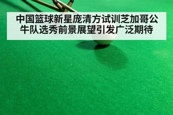 中国篮球新星庞清方试训芝加哥公牛队选秀前景展望引发广泛期待